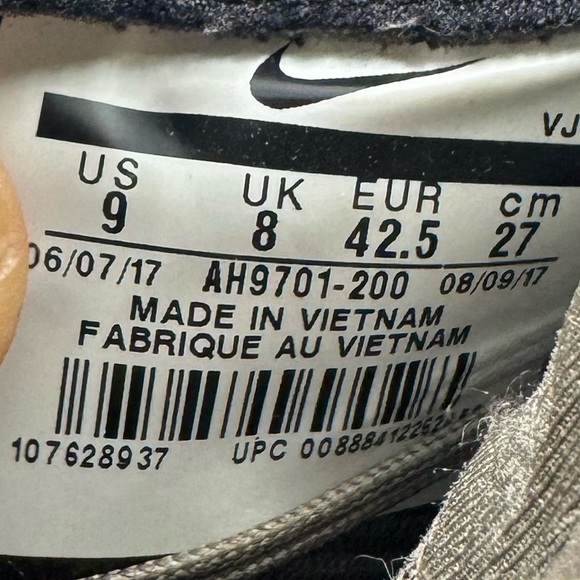 Nike Air Max Fury Running Shoes RidgeRock Men’s Grey/Green Men’s Size 9 - Picture 5 of 6